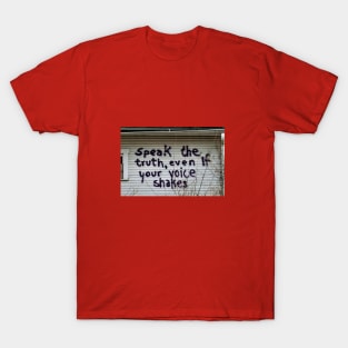 Cultural History: Dr. RGST Speak Truth T-Shirt